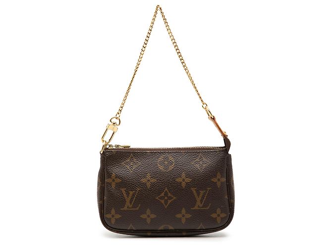 Louis Vuitton Marrom Monogram Mini Pochette Accessoires