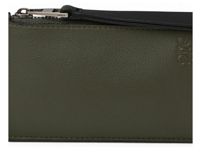 Loewe Khaki Brown Coin Case