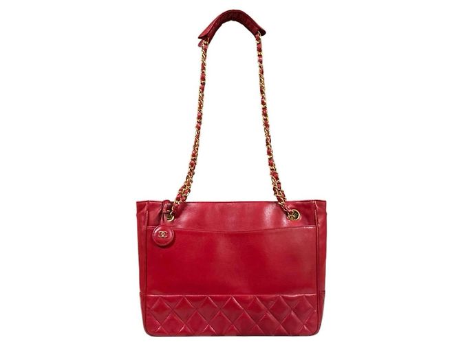 Borsa a Spalla Chanel Matelassé Rosso