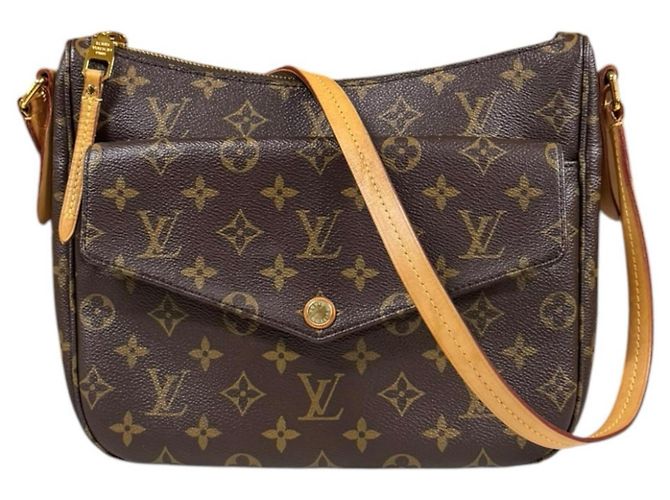Bolsa de Ombro Louis Vuitton Mabillon Monogram Marrom Multicor Monograma