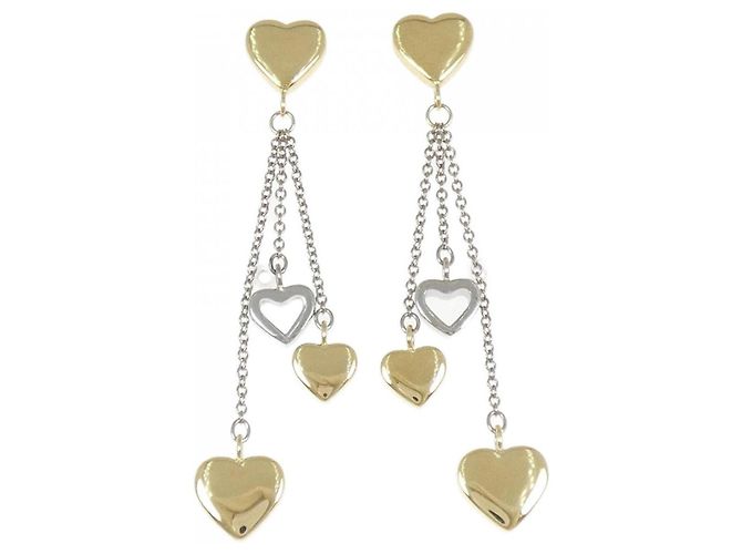 Tiffany & Co Orecchini Tiffany Multi Heart Drop D'oro 