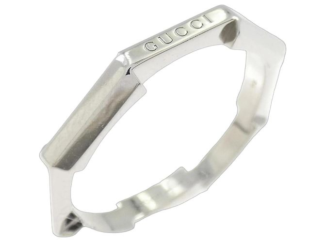 Bague Mirror Gucci en or blanc 18K