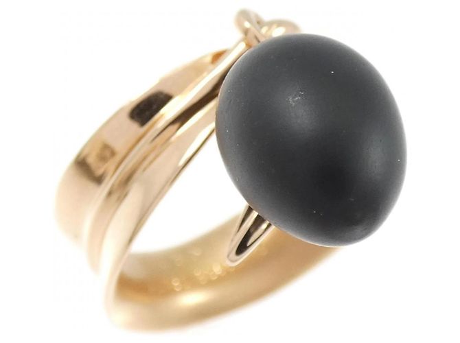 Ring Anello Hermès Obsidian in oro rosa 18K D'oro