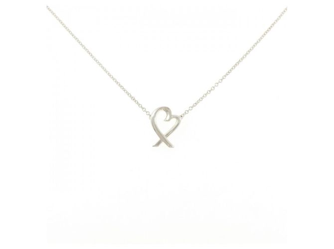 Tiffany & Co Mini collana Tiffany Loving Heart Argento