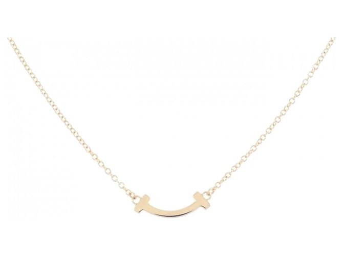 Tiffany & Co Collana Tiffany T Smile Mini D'oro