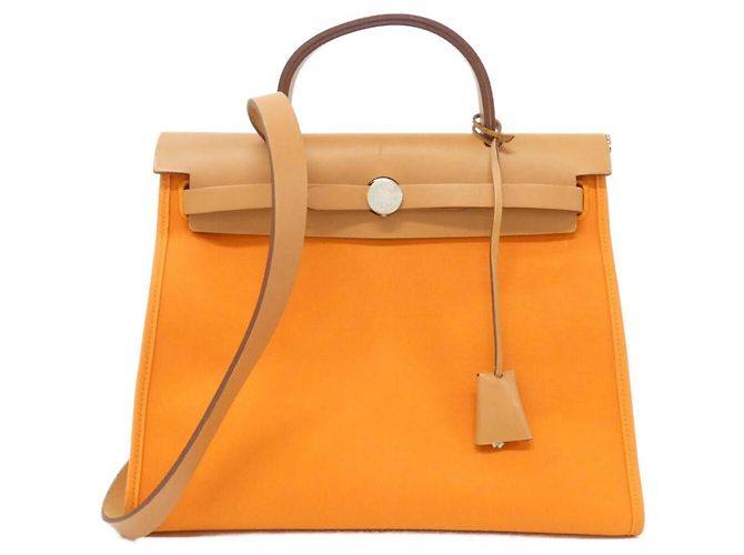 Hermès Bolsa Hermes Herbag Zip PM Vermelho