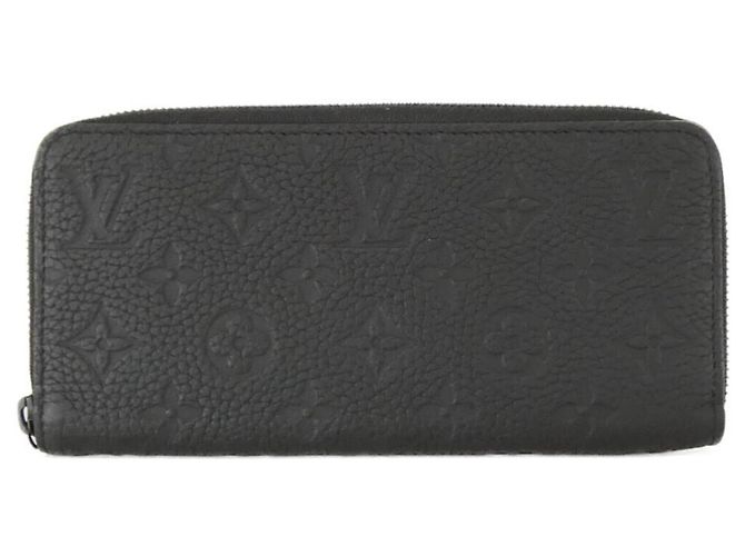 Louis Vuitton Taurillon Monogram Zippy Wallet Black
