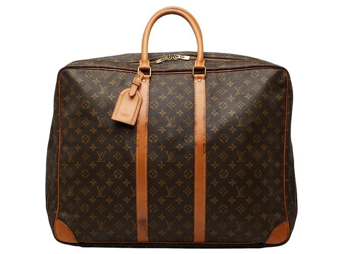 Borsa Boston Louis Vuitton Monogram Sirius 55 Marrone