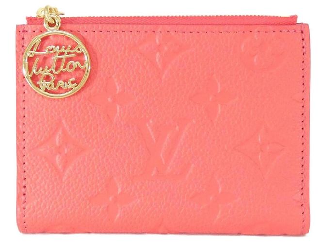 Louis Vuitton Monogram Empreinte Portefeuille Lisa Wallet Pink