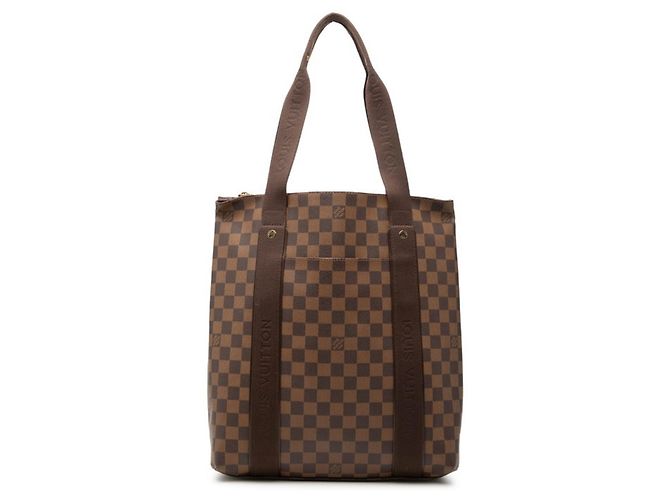 Bolsa Louis Vuitton Damier Cabas Beaubourg Marrom Damier ebene