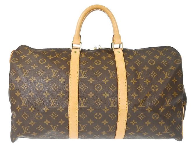 Louis Vuitton Keepall Monogram Canvas 50 Marron