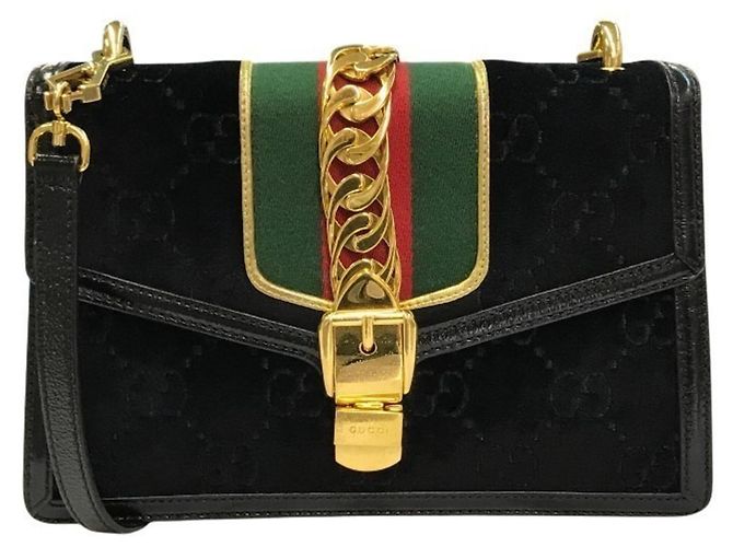 Borsa a Spalla Gucci Sylvie Nero