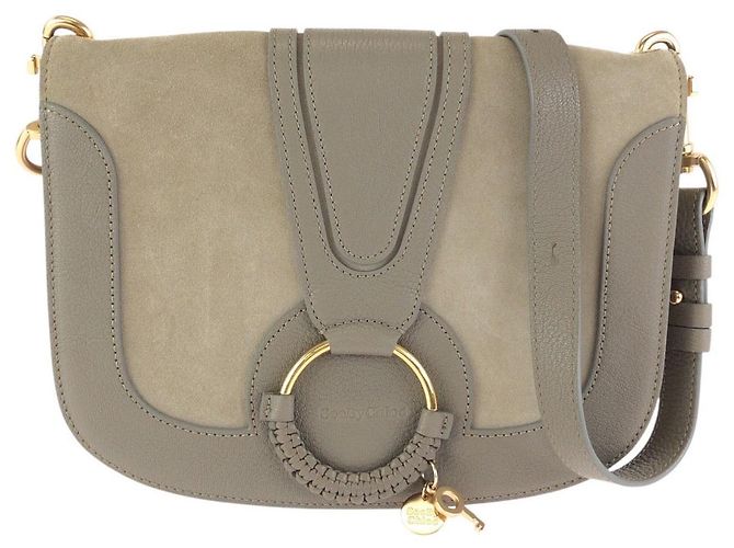 Chloé Bolsa de ombro em couro Chloe Cinza
