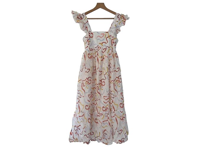 Abito estivo multicolore Chloé in cotone