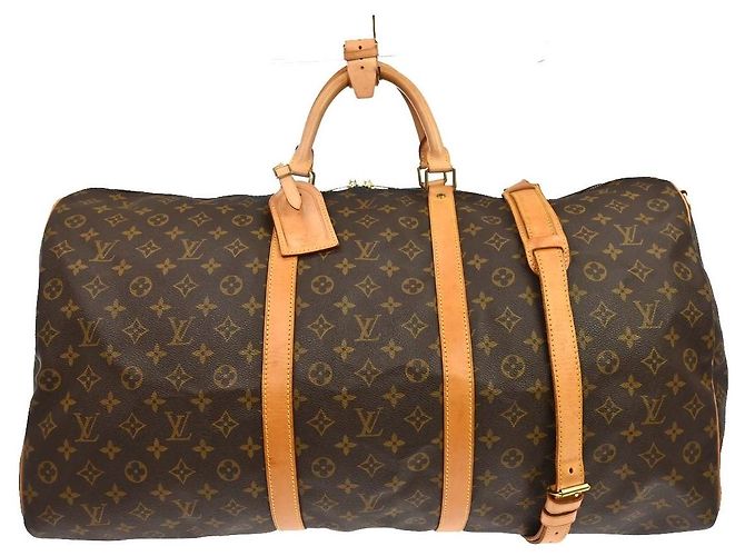 Louis Vuitton Keepall Bandouliere Monogram Canvas 60 Marrom