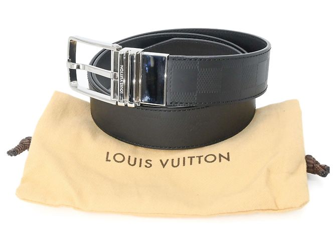 Louis Vuitton Damier Infini Boston Gürtel Schwarz
