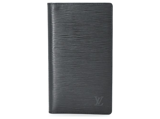 Portacarte in pelle Epi Louis Vuitton Nero
