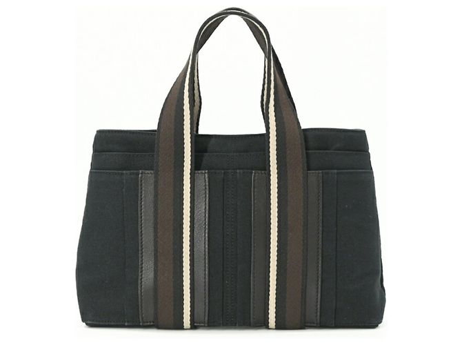 Hermès Bolsa Hermes Troca Horizontal PM Marrom Preto
