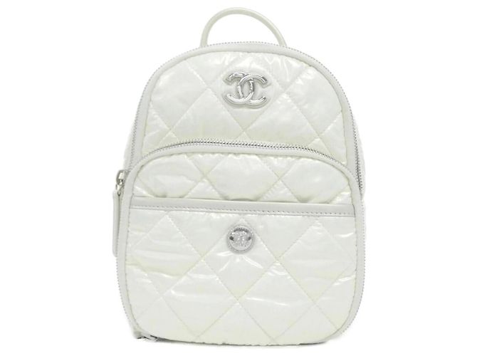Chanel AS4366 Backpack White