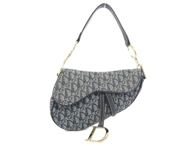 Borsa a tracolla Saddle Christian Dior Blu