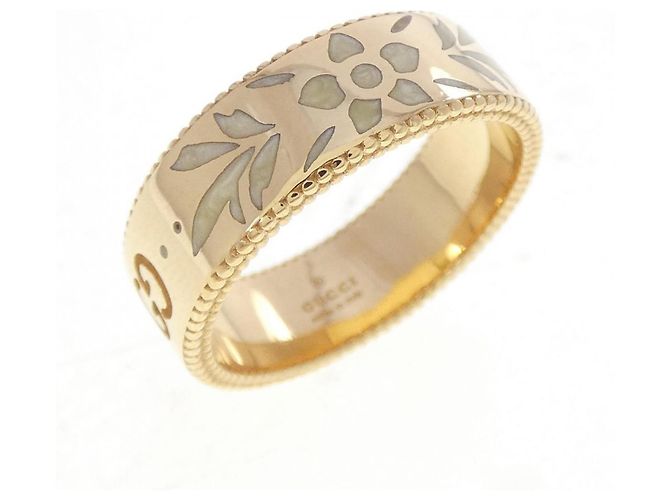 Anillo de banda en oro amarillo de 18K Gucci