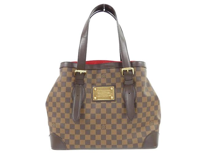 Sac à main Louis Vuitton Damier Hampstead MM Damier ebène