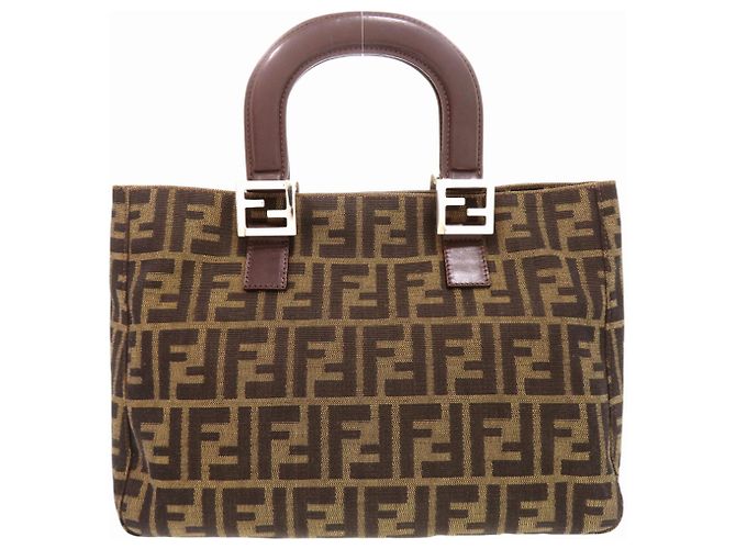 Bolsa Fendi Zucca 26329 Marrom