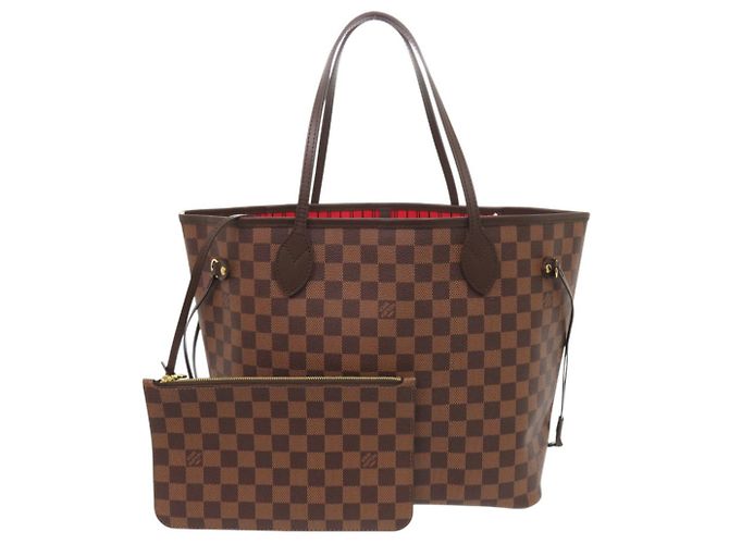 Bolsa Louis Vuitton Neverfull MM Fuschia Damier ebene