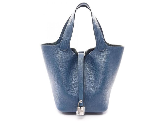 Hermès Borsa Hermes Picotin Lock PM Blu 