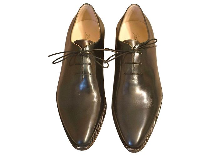 Scarpe Oxford Silvano Lattanzi Modello Voltaire Nero