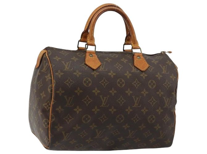 LOUIS VUITTON Bolsa Monogram Speedy 30 M41526 LV Auth 177832A Monograma