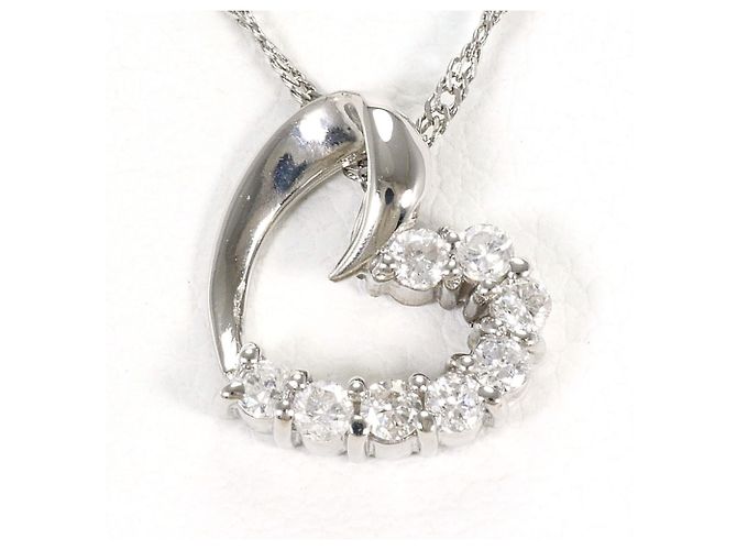 Autre Marque Collar de platino PT850/PT900 con diamante