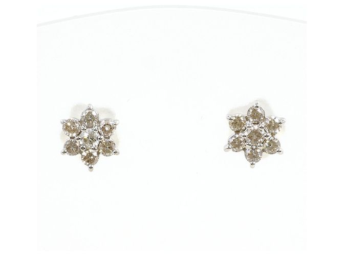 Autre Marque PT900 Platin Diamant Ohrstecker