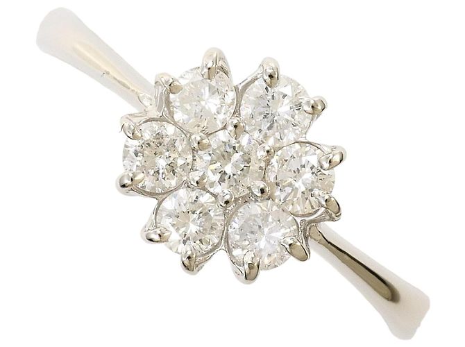 Autre Marque PT900 Platin Diamant Ring