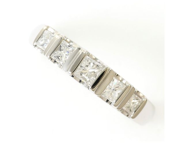 Autre Marque PT900 Platin Diamant Ring