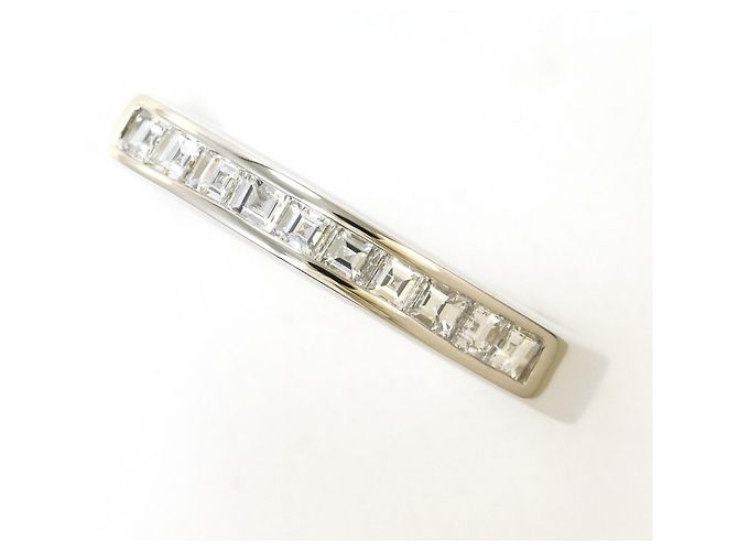 Autre Marque PT900 Platinring mit Diamant