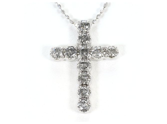 Autre Marque Collana in oro bianco 18K e diamanti D'oro