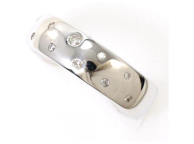 Autre Marque 18K Weißgold-Ring mit Diamant Golden