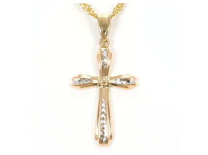 Autre Marque Collar de oro amarillo de 14K Dorado