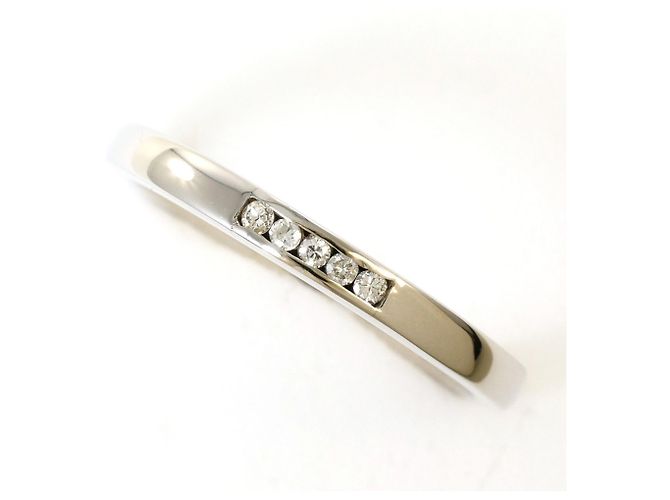 Autre Marque Platin-Diamant-Ring