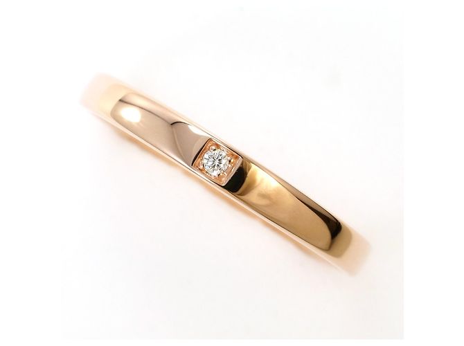 Autre Marque 10K Roségold Diamantring Golden