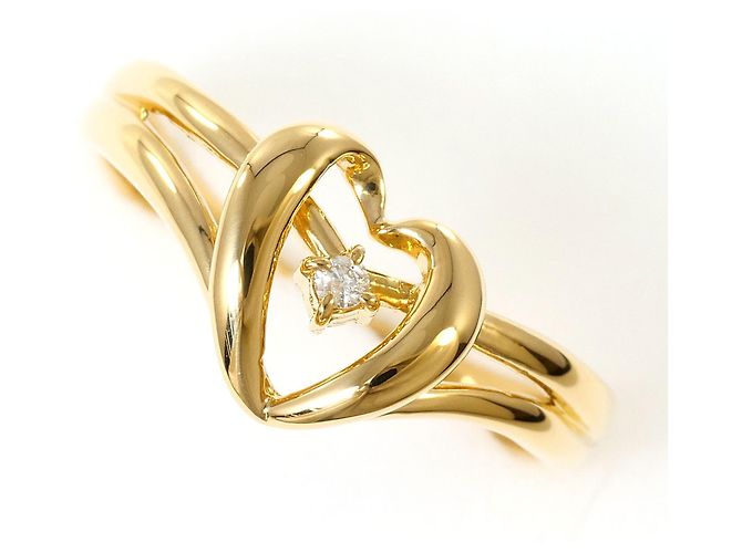 Autre Marque 18K Gelbgold Diamantring Golden
