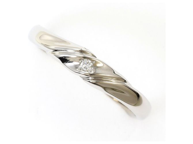 Autre Marque PT950 Platinring mit Diamant