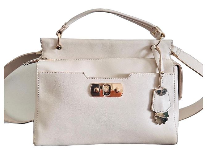 Liu.Jo Liu Jo Beige Leather Handbag