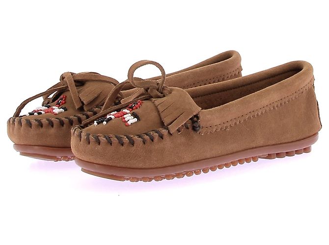 Minnetonka Moccasins en daim marron