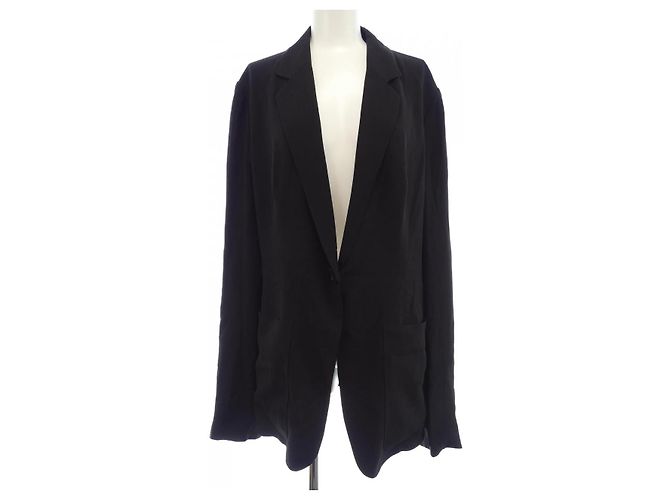 Hermès Hermes Silk Jacket40 Black