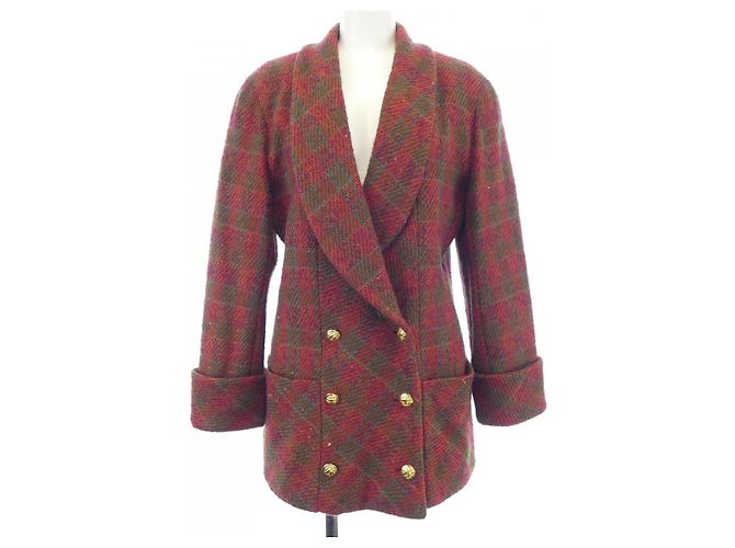Giacca in misto cashmere Chanel Rosso