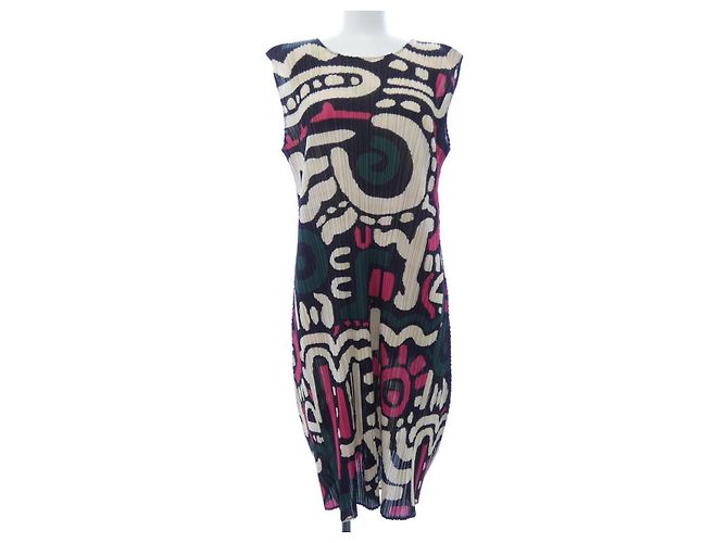 Issey Miyake Abito plissé PLEATS PLEASE Nero Rosa Beige