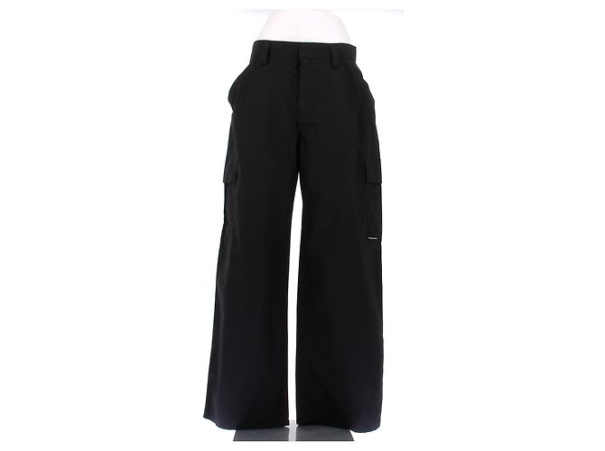 Alexander Wang Schwarze Baumwollhose