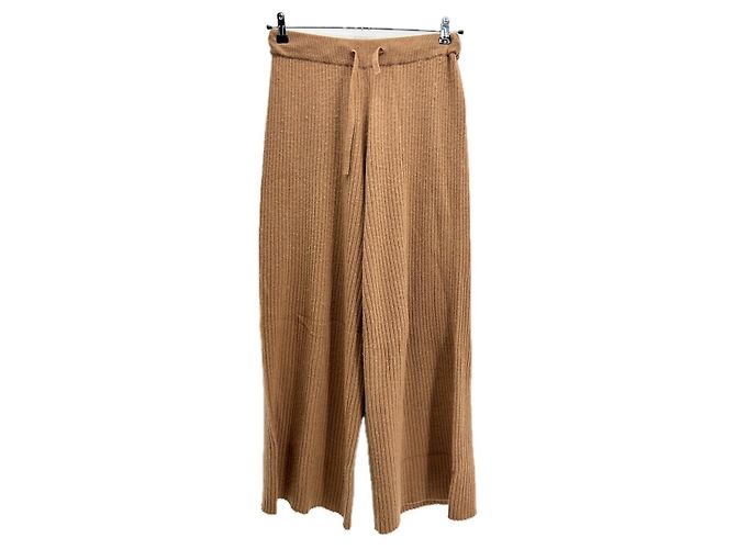 Autre Marque Pantalones de cachemira marrones LILYSILK Castaño